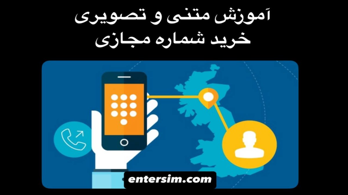آموزش متنی و تصویری برای خرید شماره مجازی از سایت اینتر سیم